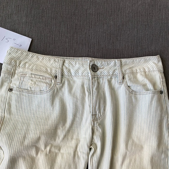 Bullhead Skinny jeans Sz 3 white/light blue, 15” wide, 32” L - Picture 4 of 4